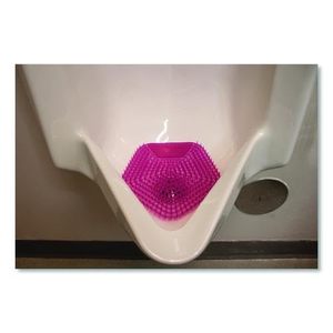 Protector Antisalpicaduras para Urinario Boardwalk, Paquete de 10, Aroma a Manzana y Canela, Rojo, Ambientador de Doble Cara con Duración de hasta 30 Días, Hecho en EE. UU. - Product Image 2