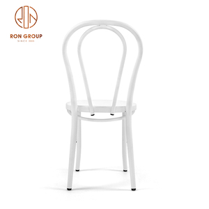 Silla de Metal de malla de acero <span class=keywords><strong>para</strong></span> restaurante, muebles de estilo Vintage con marco de hierro <span class=keywords><strong>para</strong></span> jardín, barbacoa, mesa de comedor y Patio - Product Image 6