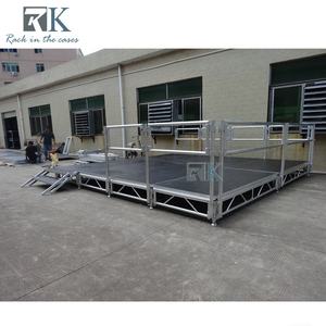 Barandillas de escenario de aluminio Etapas de rendimiento de seguridad de altura ajustable - Product Image 2