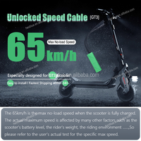 Câble de déverrouillage de vitesse MODTEK 65KM/H GT3 Tuning Chip, 3 modes de conduite, démarrage à zéro pour trottinette Ninebot Segway GT3 - Pièces détachées