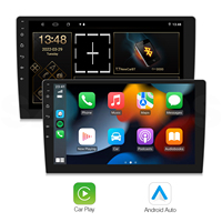 Autoradio Android 9 pouces avec caméra, micro, écran tactile TN, WIFI, GPS, BT, double DIN, universel, Android 13, lecteur multimédia pour voiture