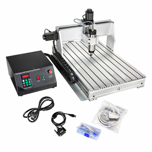 Machine de fraisage CNC à bois Bibo High 3 axes, course 300x400mm, broche simple, moteur NC refroidi par air, mini-machine de bureau pour le bois - Product Image 2