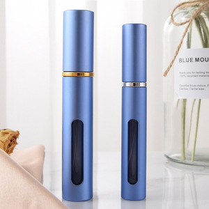 Mini 5ml 10ml Travel Portable Aluminum Metal Atomize Perfume Bottle Colorful Glass <strong>Spray</strong> Bottle with <strong>Window</strong> for Facial Cleanser - Product Image 3