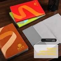 Carnet de notes professionnel A5 en similicuir personnalisé, épaissi, pour conférences, portable, élégant, avec option logo, idéal comme cadeau