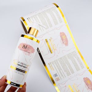 Etiqueta en Rollo para Limpiador Facial con Aceite de Rosa Sammie Marie, Impresión Offset en Papel Rectangular con Serigrafía y Código de Barras, Hecho en EE. UU. - Product Image 4