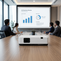 Projecteur vidéo CAAVITS XGA 3LCD pour entreprises, 3800 lumens ANSI, pour salles de réunion, présentations