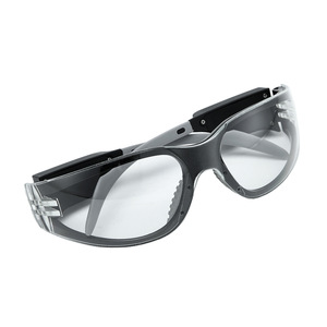 Gafas de seguridad con puerto de carga de luz LED integrado para protección en sitios de construcción, lentes de policarbonato antivaho, montura completa - Product Image 3
