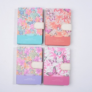 Venta al por mayor mariposa flor diario superventas unicornio cuaderno magnético A5 papel Kraft cuaderno escolar - Product Image 2
