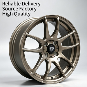 Ruedas FLowtone Nuevas de Aleación de Aluminio Fundido, Diseño Multirradio, 16 <span class=keywords><strong>17</strong></span> 18 Pulgadas, 4x100 5x114.3/112, Estilo Deportivo, Ruedas de Carreras - Product Image 1