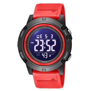 Montre électronique sportive en plastique étanche SMAEL 1902, montre numérique pour homme, montre sportive étanche à LED - Product Image 1