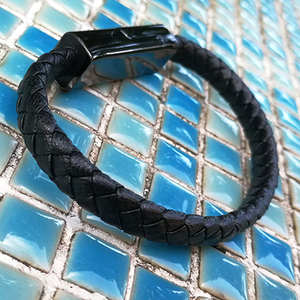 En Cuir véritable Tressé magnétique de charge rapide bracelet <span class=keywords><strong>chargeur</strong></span> câble usb pour <span class=keywords><strong>iphone</strong></span> - Product Image 6