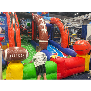 Juego de Baloncesto Inflable 2 en 1 NB, Eventos Deportivos en Equipo, Juegos Inflables para Niños y Adultos, Juegos Deportivos Inflables de Tiro - Product Image 4