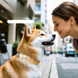 <span class=keywords><strong>Collar</strong></span> de tela personalizable para mascotas, patrones impresos para perros pequeños y medianos, moderno para evitar el escape con grabado personalizado - Product Image 3