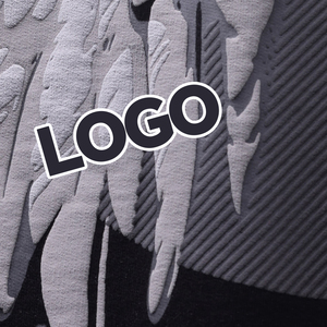 T-Shirt Streetwear di Alta Qualità in Cotone e Poliestere, Personalizzata <span class=keywords><strong>con</strong></span> Ali d'Angelo, Manica Lunga, Vestibilità Regolare - Product Image 4