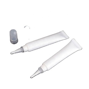 New Design 10ml Empty Soft Tube Private Label Lipgloss Squeeze Tubes with Brush - Product Image 1