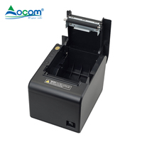 Imprimante thermique de reçus Ocpp-80A avec codes QR, 3 pouces, pour tickets de caisse, avec pilote téléchargeable