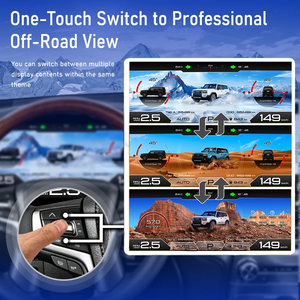 Panel de Instrumentos Digital LCD de 13 Pulgadas para Toyota Land Cruiser Prado 2016-2019, Tablero de Instrumentos, Cabina Virtual, Velocímetro - Product Image 5