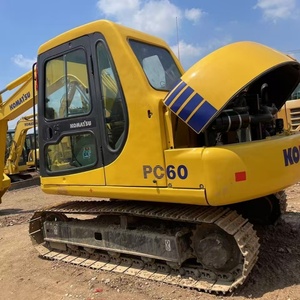 Nuevo Precio para Excavadora Hidráulica Usada Komatsu PC60 en Buenas Condiciones, Adecuada para Construcción/Agricultura - Product Image 1