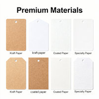 Étiquettes imprimées personnalisées pour les sous-vêtements pour hommes et enfants, marques de vêtements, étiquettes, impression UV, cartes en papier avec estampage doré