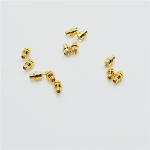 Mmcx Male Connector Gold Plated Slotted Expansion Phone <b>Plug</b> <b>Adapter</b> For Audio Video Connectors - Product Image 2