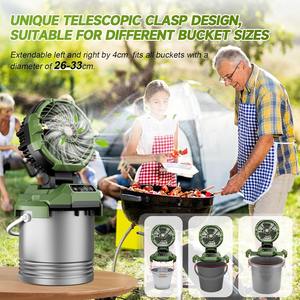 Humidificador Personal, Ventilador, Enfriador de Aire, Ventilador Portátil Recargable para Mesa o Exterior con Control Remoto y Tanque de Agua de 6L - Product Image 2