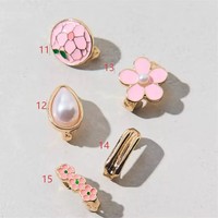 Breloques vintage pour tongs, pendentifs et breloques élégants en laiton pour sandales et chaussures