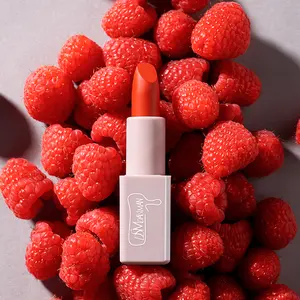 OEM 8 Colors Magnetic Button Design Misty Matte Soothe Repair Dry Lips Love Moonlight Mineral Organic Red Lip Balm