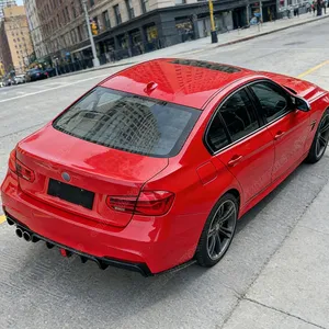 Kit de Decoración de Difusor de Parachoques Trasero para Automóviles Serie 3 F30 320i 335i 2013 2014 2015 2016 2017 2018 2019 - Product Image 5