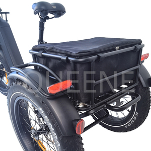 QUEENE Nouveau Tricycle <span class=keywords><strong>Électrique</strong></span> Pliant à 3 Roues <span class=keywords><strong>avec</strong></span> Pneus Larges et Moteur Sans Balais pour le Transport de Marchandises - Product Image 3