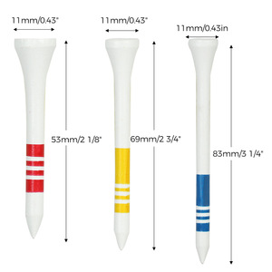 ตัวทีกอล์ฟไม้ไผ่ไม่แตกโลโก้ออกแบบได้ตามต้องการ - Product Image 3