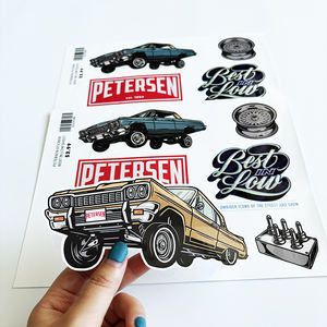 High Quality Finish Waterproof Custom Logo Brand Label <strong>Stickers</strong> Printing Self-Adhesive Vinyl Kiss Cut Custom <strong>Sticker</strong> Sheets - Product Image 3
