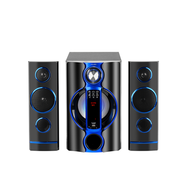 2.1 Soundbar System with FM Radio | 120W Bass & Bluetooth Home Theater