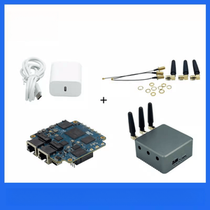 Placa de desarrollo de enrutador de código abierto Banana PI 2G mini 2G MT7986A Quad Core ARM Cortex A53 Board + antena + Adaptador + carcasa - Product Image 4