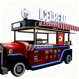 Nuevo Tipo de Camioneta de Café Ambulante, Carrito de Comida, Frituras, Helados, Camión de Comida Móvil Personalizado para Fiestas - Product Image 4