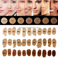 Marque privée Coussin poudre compact imperméable 2 en 1 Coussin crème Bb Crème solaire Fond de teint liquide SPF Maquillage halal