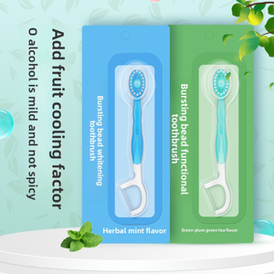 Bubble-bead Disposable Adult <strong>Toothbrush</strong> with Fresh Breath &amp; Portable Design Customized Packaged for Home Travel Use - Product Image 4