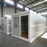 Maison préfabriquée modulaire pliable de haute qualité, moderne, de 20 pieds, pour bureau, hôtel, atelier, logement temporaire, garantie de 5 ans