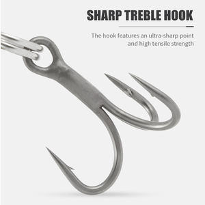 LUSHAZER Leurre de pêche VIB métallique 10g/48mm, Leurre à lame coulant, Wobbler, Swimbait, Jig de pêche sur glace, Appât artificiel pour Brochet, Carpe, Perche - Product Image 5