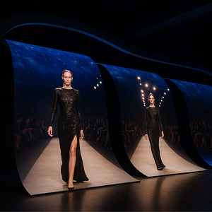 Liền mạch linh hoạt LED phim hiển thị dính cửa <span class=keywords><strong>s</strong></span>ổ thủy tinh pha lê LED phim màn hình bán lẻ quảng cáo trong suốt LED hiển thị - Product Image 1