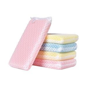 Éponge en tissu net <span class=keywords><strong>Nettoyage</strong></span> ménager Éponge carrée Net Lavage Éponge à récurer pour la vaisselle - Product Image 1