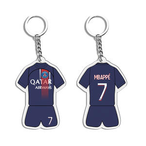Pour les fans de Cristiano Ronaldo et de Neymar, souvenir de football, <span class=keywords><strong>maillot</strong></span> numéroté personnalisable, petit cadeau sportif, porte-clés, pendentif en acrylique - Product Image 2