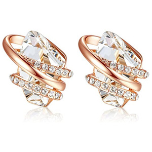 Pendientes de aro vintage de varias capas, elegantes, para mujer, joyería de moda, para fiestas, uso diario, regalo chic - Product Image 4