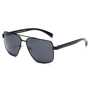 Nouveauté Designer, mode, lunettes de soleil métal OEM, personnalisées, UV400, lunettes de soleil polarisées rétro de haute qualité, lunettes de sol pour hommes - Product Image 3