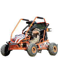 Kart à pédales à essence 212cc refroidi par air 4 temps avec un design attrayant pour les enfants