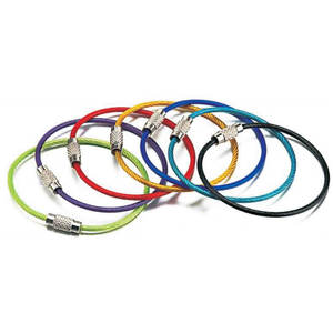 <span class=keywords><strong>3</strong></span>.0Mm Spring Loaded Coiled Tool Lanyard With <span class=keywords><strong>2</strong></span> Carabiners - Product Image 6