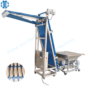 Cortadora de Masa de Fácil Operación, Elevador de Masa con Cinta <span class=keywords><strong>Transportadora</strong></span> y Velocidad Ajustable, Material de Grado Alimenticio, Equipo de Panadería <span class=keywords><strong>para</strong></span> Manipulación de Masa - Product Image 4