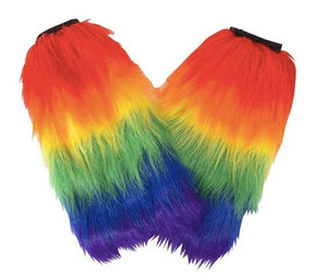 Penghangat Kaki Pelangi Fuzzy LGBT Gay Pride - Product Image 2
