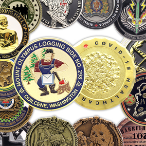 Produttore in Cina monete da sfida antiche personalizzate senza MOQ direttamente prezzo di fabbrica monete d'oro d'argento - Product Image 3