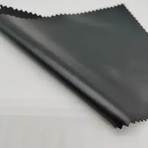 Без текстуры синтетическая веганская кожа 4 способа спандекс искусственная кожа эластичная ткань для одежды юбки Одежда - Product Image 3