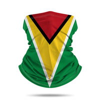 Cache-cou tubulaire motif drapeau d'Haïti, vente en gros, personnalisé, haute qualité, pour le sport, le cyclisme, la pêche et les accessoires quotidiens